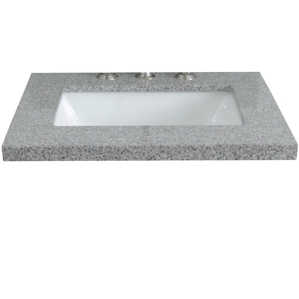 Bellaterra Home 25'' Granite Single Bathroom Vanity Top with Sink Wayfair